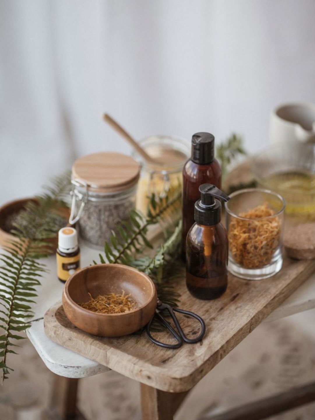 Détails sensoriels d'un atelier bien-être chez Solamare Marseille
